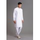 WHITE PATHANI PAKHTON READYMADE PAKISTANI MENS KURTA SALWAR