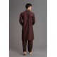 CHOCO BROWN MENSWEAR KURTA SALWAR PAKISTANI SUIT