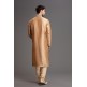 RICH GOLD EMBROIDERED KURTA PAJAMA DRESS FOR GROOM