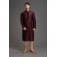 DARK MAROON INDIAN WEDDING MENSWEAR KURTA PAJAMA