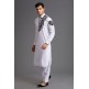 WHITE COMFORTABLE AND STYLISH PAKISTANI EID KURTA SALWAR