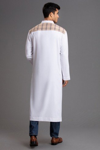 WHITE MENS EID-AL-FITR JUBBA