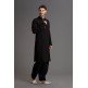 JET BLACK PAKISTANI MEN S KURTA SHALWAR