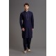 NAVY BLUE DESIGNER MEN S KURTA SHALWAR