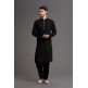 JET BLACK PAKISTANI MEN S KURTA SHALWAR