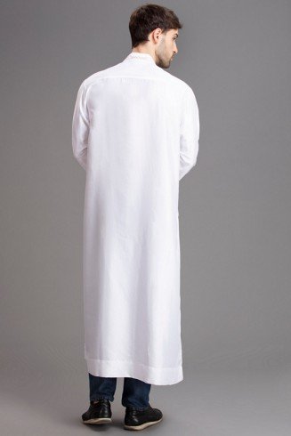 WHITE READY TO WEAR MEN'S JUBBA