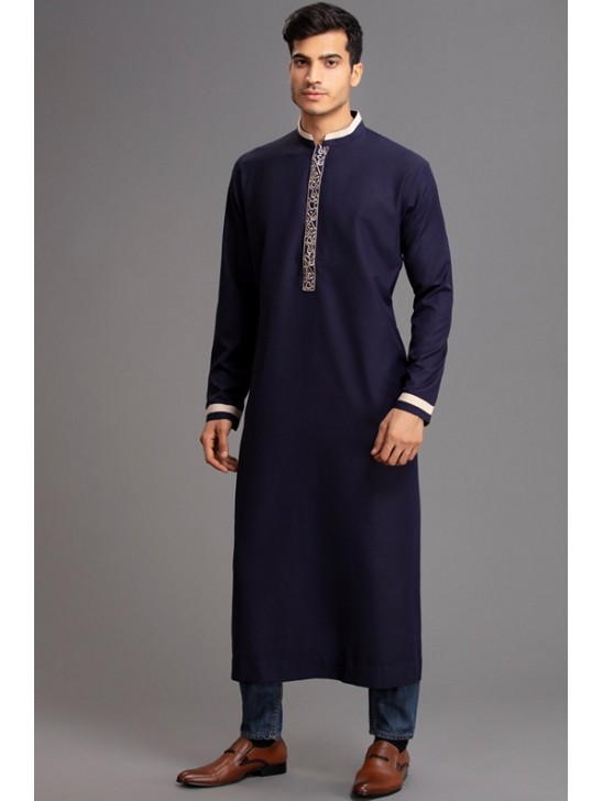 NAVY BLUE READYMADE MEN S JUBBA