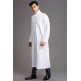 WHITE LONG SLEEVE STITCHED MEN S THOBE JUBBA