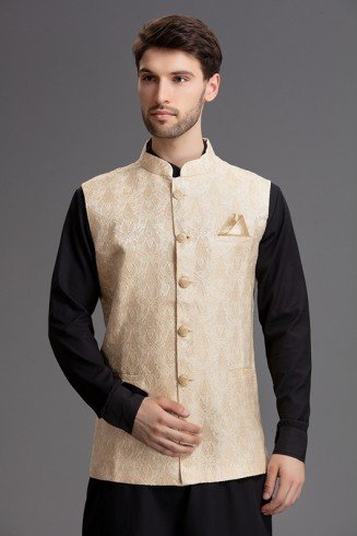 DASHING GOLD WAISTCOAT FOR MEN