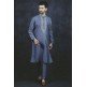 Dark Grey Pakistani Kurta Pajama Set