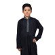 ZBAC-01 BLACK POLYESTER READY MADE BOYS WEAR SHALWAR KAMEEZ