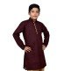 MAROON EMBROIDERED CHIKANKARI KURTA SHALWAR