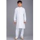 LIGHT GREY INDIAN EID BOYS SHALWAR SUIT