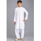 WHITE PAKISTANI DESIGNER BOYS WEAR SHALWAR KAMEEZ