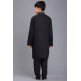 BLACK PATHAN STYLE PAKISTANI BOYS SHALWAR KAMEEZ SUIT