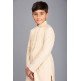 BEIGE PAKISTNAI SALWAR KAMEEZ BOYS SUIT FOR EID