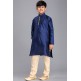 NAVY BLUE PAKISTANI BOYS KURTA SHALWAR FOR EID