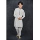 Grey Kurta Pakistani Boys Readymade Salwar Suit