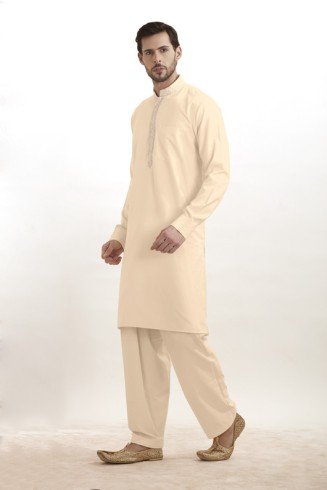 FAWN READYMADE PAKISTANI MENS KURTA SHALWAR