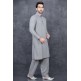 ASH GREY PAKISTANI MEN S EID SALWAR SUIT