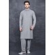 ASH GREY PAKISTANI MEN S EID SALWAR SUIT