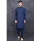 NAVY BLUE READYMADE GENTS KURTA SALWAR