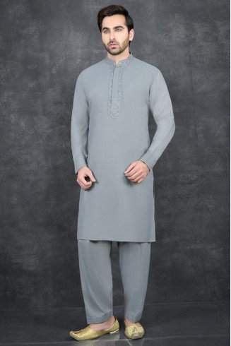 Mens Kurta Shalwar Suit Readymade Pakistani Suit 