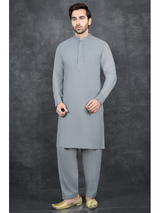 Mens Kurta Shalwar Suit Readymade Pakistani Suit