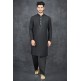 Black Eid Kurta Mens Salwar Kameez Readymade  Suit