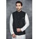 BLACK EID SMART FESTIVE MEN S WAISTCOAT