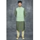 GREEN PAKISTANI MEN S READYMADE WAISTCOAT