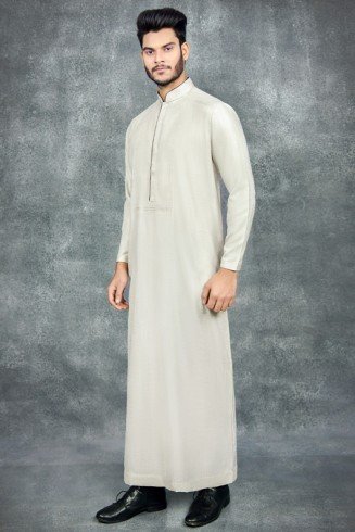 Cream Omani Style Thobe
