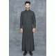 Mens JubbaThobes Black Emirati Style Kaftan