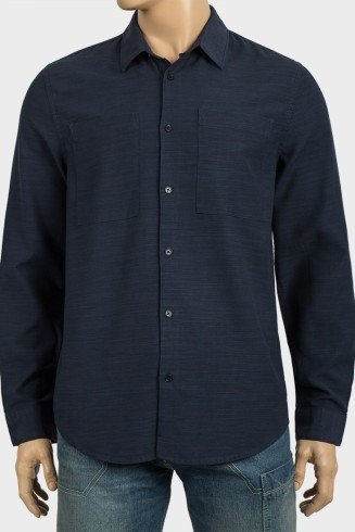 Navy Blue Designer Men's Shirt