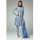 SERENITY BLUE INDIAN PARTY WEAR READYMADE SUIT