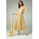 BEIGE READYMADE INDIAN ANARKALI SALWAR SUIT