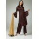 CHOCO ASYMMETRICAL BOLD DESIGNER READYMADE SALWAR SUIT