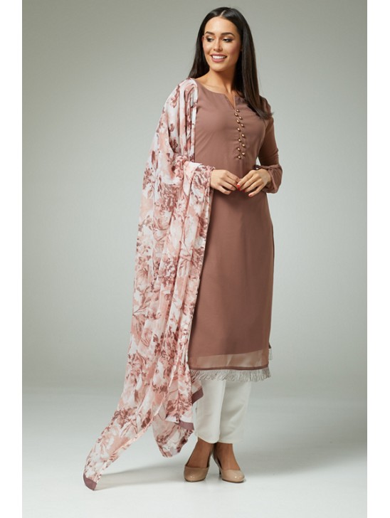 MAUVE TRENDY READY TO WEAR SALWAR SUIT