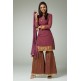 PLUM INDIAN FESTIVE GHARARA SUIT