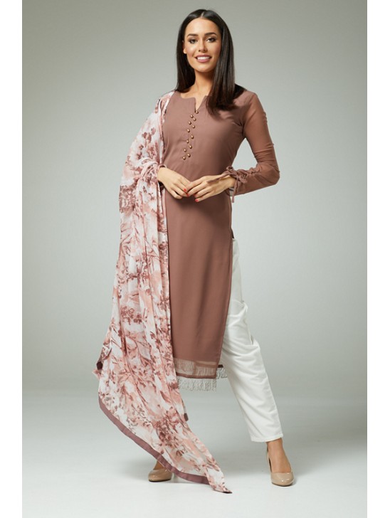 MAUVE TRENDY READY TO WEAR SALWAR SUIT