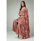 ROSE PINK PARTY STYLE GHARARA DRESS