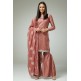 ROSE PINK PARTY STYLE GHARARA DRESS