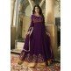 PURPLE INDIAN PARTY AND WEDDING ANARKALI GOWN