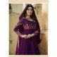 PURPLE INDIAN PARTY AND WEDDING ANARKALI GOWN