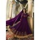 PURPLE INDIAN PARTY AND WEDDING ANARKALI GOWN