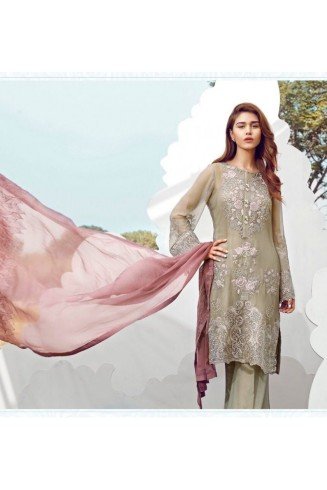 MOUSE COLOUR PAKISTANI STYLE SALWAR KAMEEZ 