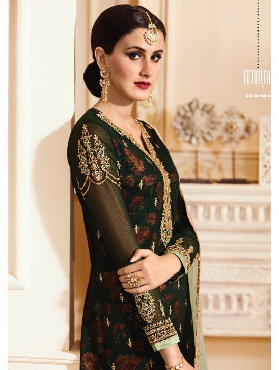 Green Designer Wedding Salwar Suit