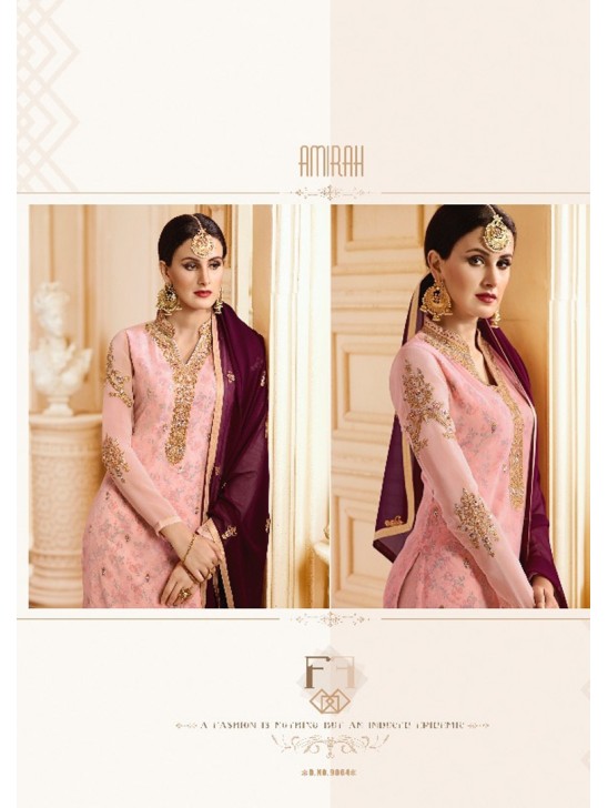 Pink Designer Wedding Salwar Suit