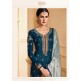 Teal Designer Wedding Salwar Suit