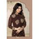 BROWN INDIAN DESIGNER ANARKALI SUIT